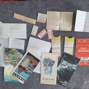 Vintage Travel Ephemera Collection Huge Lot.  Europe